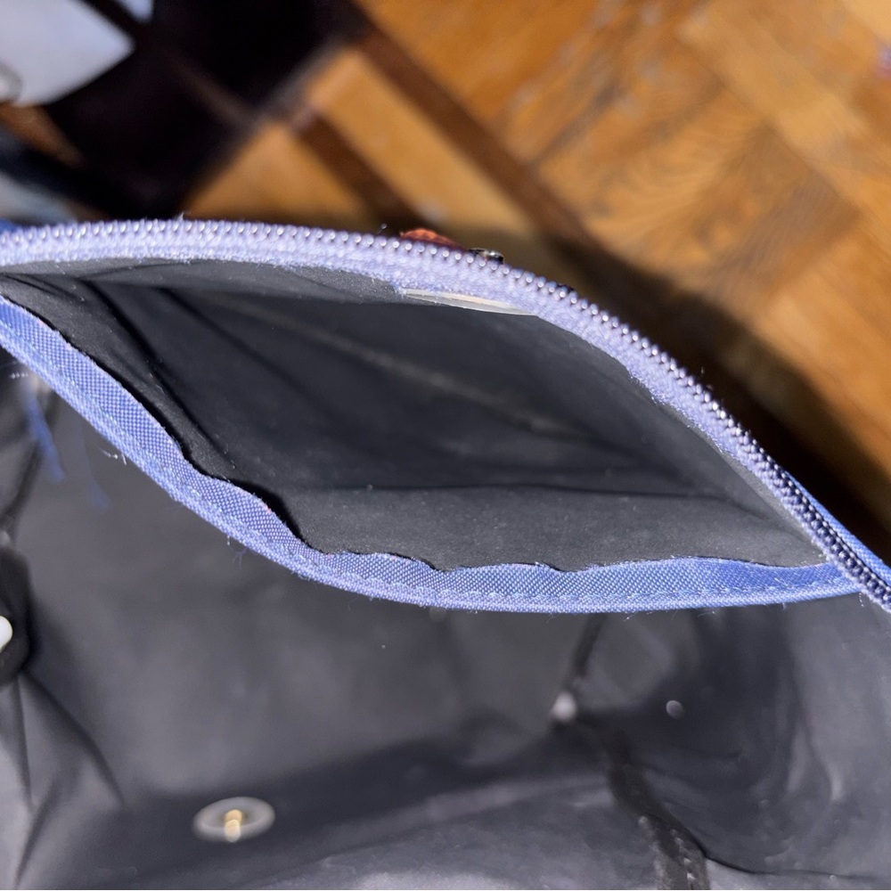 Longchamp Le Pliage Nylon Canvas Backpack in Navy - Picture 9 of 9
